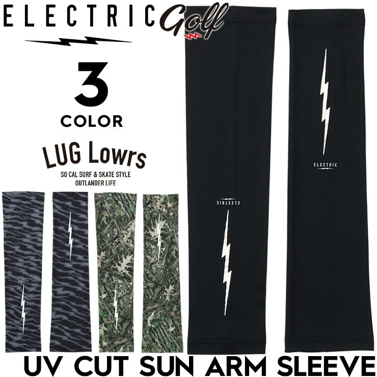Rakuten - ELECTRIC GOLF エレクトリック ゴルフ UV CUT SUN ARM SLEEVE アームスリーブ 日除け 紫外線対策 EA120 26SP 日本代理店正規品