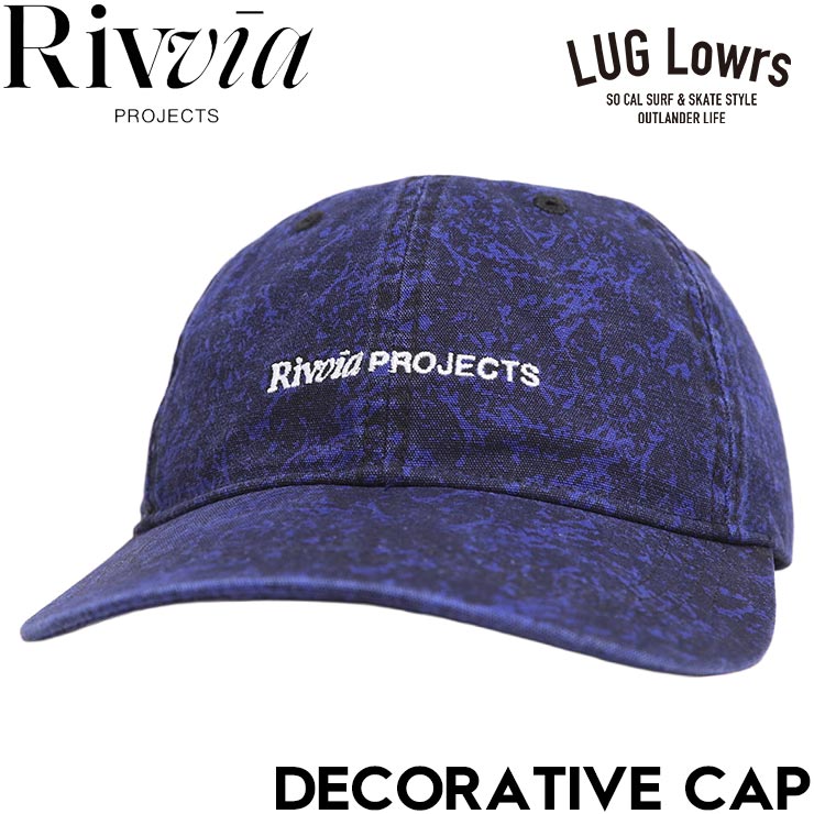 Rakuten - Rivvia PROJECTS リヴィアプロジェクツ キャップ メンズ 総柄キャップ ストラップバックキャップ 刺繍ロゴ 帽子 フリーサイズ DECORATIVE CAP RHW-26113 日本代理店正規品