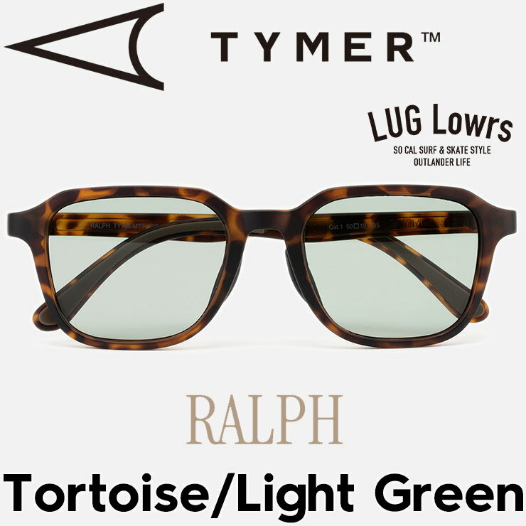 Rakuten - TYMER タイマー サングラス メンズ レディース スポーツサングラス ウェリントン型 RALPH ラルフ Tortoise/Light Green TY106-MTT-LGR 日本代理店正規品