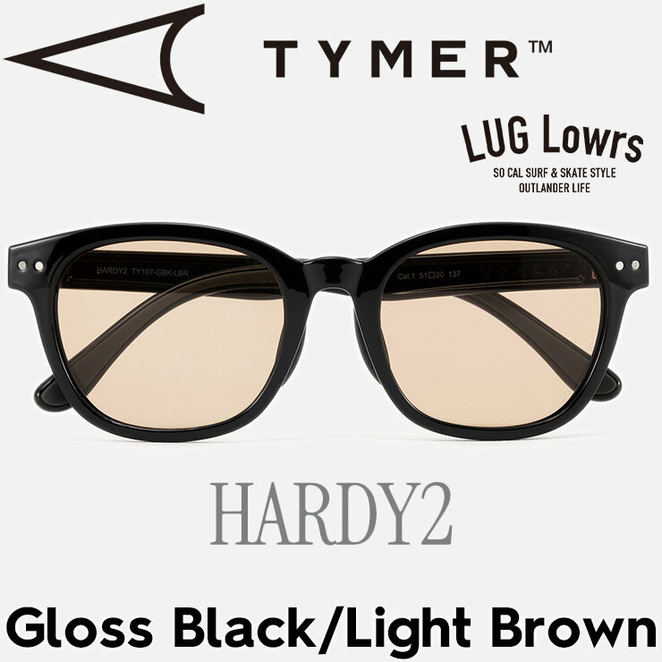 Rakuten - TYMER タイマー サングラス メンズ レディース スポーツサングラス HARDY2 ハーディ2 Gloss Black/Light Brown TY107-GBK-LBR 日本代理店正規品
