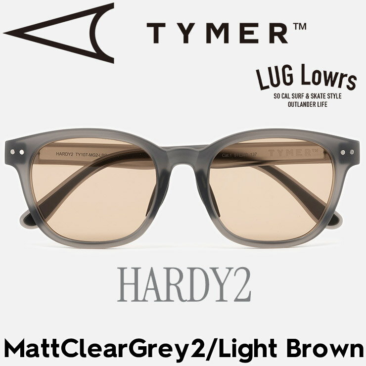 Rakuten - TYMER タイマー サングラス メンズ レディース スポーツサングラス HARDY2 ハーディ2 Matt Clear Grey2/Light Brown TY107-MG2-LBR 日本代理店正規品