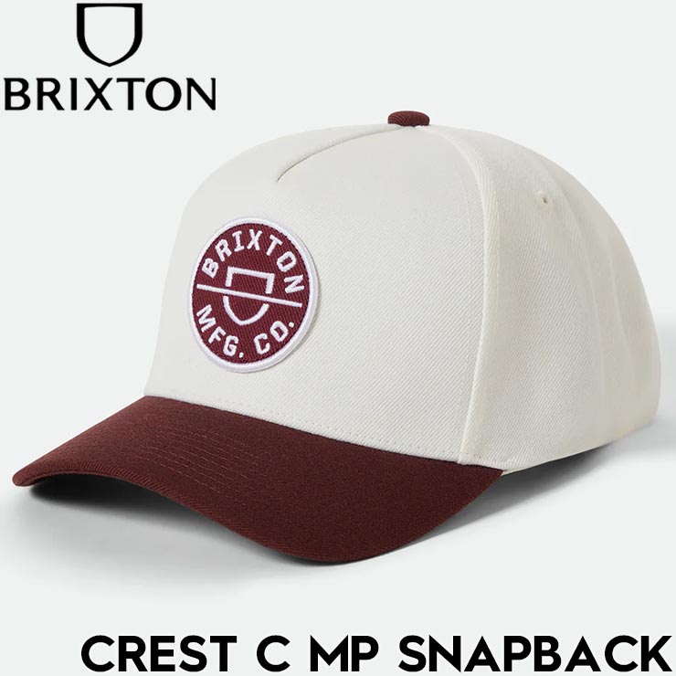BRIXTON 브릭스턴 CREST C MP SNAPBACK 스냅 백 캡 모자 11001 PRTOW 25FW 일본 대리점 정규품