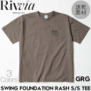 Rivvia PROJECTS リヴィアプロジェクツ ラッシュガード Tシャツ メンズ 半袖 吸汗速乾 UVカット アウトドア SWING FOUNDATION...