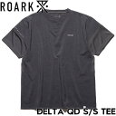 ROARK(ロアーク) Tシャツ メンズ 半袖 吸汗速乾 接触冷感 抗菌防臭 ストレッチ DELTA QD S/S TEE EVALET x Polartec RTJPD1120-GRY 正規品