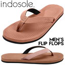 INDOSOLE インドソール サンダル ビーチサンダル トングサンダル Mens Flip Flops ESSNTLS RUST 日本代理店正規品