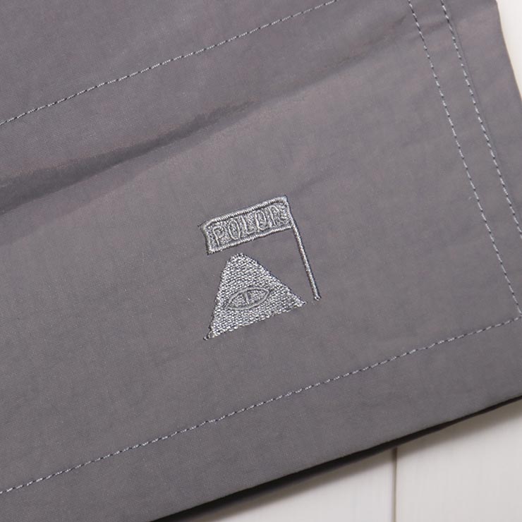【クリアランスセール】 ハーフパンツ ショーツ POLeR ポーラー NYLON WIDE STUFF SHORTS 251MCV0019 GRY 日本代理店正規品