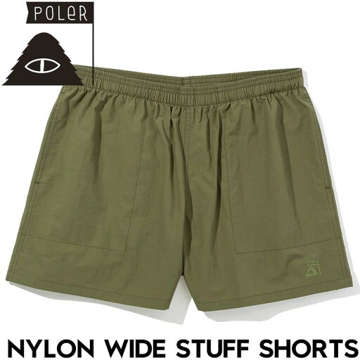 【クリアランスセール】 ハーフパンツ ショーツ POLeR ポーラー NYLON WIDE STUFF SHORTS 251MCV0019 OLV 日本代理店正規品 【クリアランスセール】 ハーフパンツ ショーツ POLeR ポーラー NYLON WIDE STUFF SHORTS 251MCV0019 OLV 日本代理店正規品
