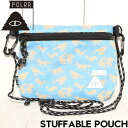 【クリアランスセール】 サコッシュ ショルダーポーチ バッグ POLeR ポーラー STUFFABLE POUCH 251MCV0134 TEAL 日本代理店正...