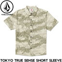 【クリアランスセール】 半袖シャツ VOLCOM ボルコム ヴォルコム TOKYO TRUE SENSE SHORT SLEEVE A0412500 LIGHT BEIGE 日本代理店正規品
