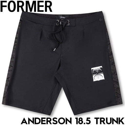 ボードショーツ ストレッチショーツ FORMER フォーマー ANDERSON 18.5 TRUNK FBO-25201 BLK 25SU 日本代理店正規品 ボードショーツ ストレッチショーツ FORMER フォーマー ANDERSON 18.5 TRUNK FBO-25201 BLK 25SU 日本代理店正規品