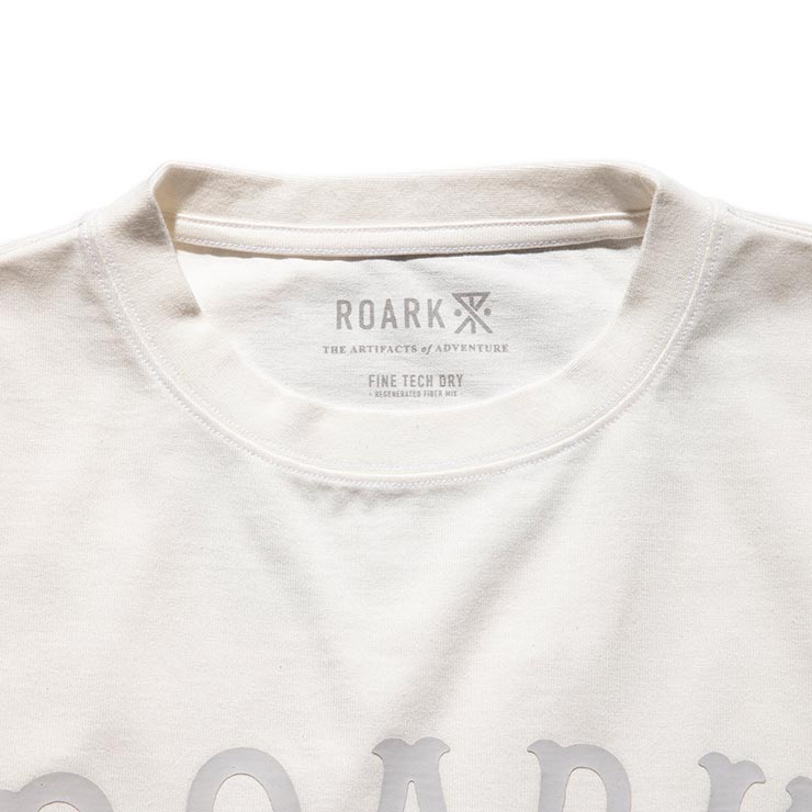 半袖Tシャツ ファインテックドライ ROARK ロアーク MEDIEVAL FINE TECH DRY TEE RTJF1122-WHT 25SU 日本代理店正規品 3