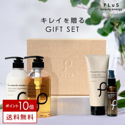 ヘアケアグッズ 【ポイント10倍】【送料無料】プレゼント ギフト 贈り物 セット お返し お祝い 入学 卒業 バレンタイン 母の日 父の日 ホワイトデー シャンプー ヘアオイル ヘアマスク ラッピング［プリュ（PLuS）ヘアケア ギフトセット］ZZ【コンビニ受取可】