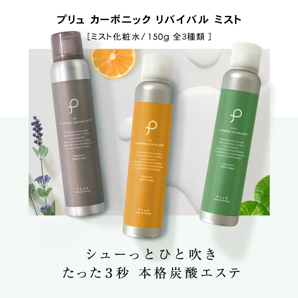 【40%OFF】選べる2点 炭酸泡洗顔 炭酸ミスト 炭酸洗顔 炭酸洗顔フォーム 保湿ミスト 化粧水 スプレー 泡洗顔 ブースター 炭酸 導入美容液 プレゼント レチノール セラミド ビタミンC メンズ にも [PLuS ／ プリュ (PLuS) 炭酸スキンケア 選べる2点セット] zz 送料無料 luire-10006218 プリュ公式ショップ 楽天市場店 サンプル画像3