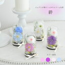 ミニドーム仏花【絆】 ジニア 小菊 プリザーブドフラワー ガラスドーム お供え花 プリザーブドフラワー仏花 お悔やみ お供え お盆 ペット用 2個以上送料無料 ミニ お彼岸 喪中 仏壇 お悔み 送料無料 命日 四十九日 一周忌 花 ドーム仏花