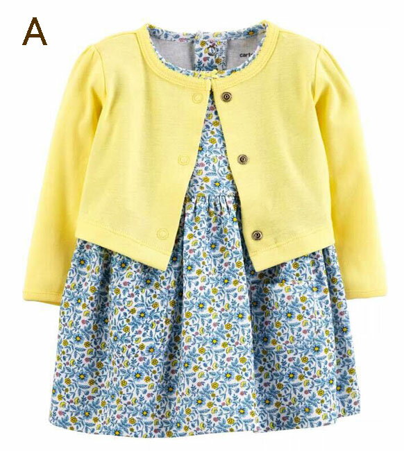 【送料無料】カーターズ Carter's カーディガン 半袖 ロンパース ワンピース 2点セット ベビー服 女の子 6m 9m 12m 18m 24m【子供服専門店 ロンパース かわいい 新生児 服 クリスマス プレゼント 内祝い 幼稚園 保育園 入園入学 通園 ベビーギフト 】