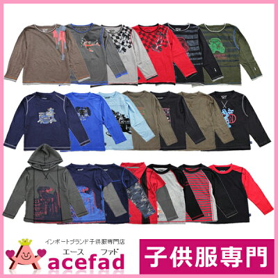 長袖 カットソー ロンt キッズ ベビー 男の子 80 140cm 子供服専門店 秋 冬 秋冬物 トップス おしゃれ かわいい 子供用 Kids Boys クリスマス プレゼント 贈り物 キッズ服 ベビー服 専門 Acefad クロネコdm便可 安全は人とクリスマス ベビー服で作るもの