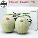 夕張メロン 秀品 2玉入(6玉サイズ) 送料無料 北海道産メロン 産地直送 ギフト お中元 贈り物 果物 甘い フルーツ 人気 お取り寄せ 夕張メロン 日原メロン 北海道のフルーツ