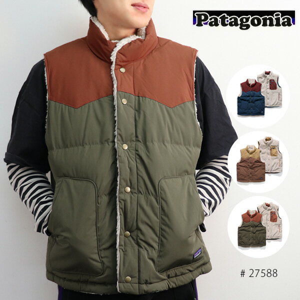 パタゴニア ダウンベスト メンズ パタゴニア/patagonia 27588 メンズ・リバーシブル・ビビー・ダウン・ベスト Men's Reversible Bivy Down Vest ジャケット アウター ベスト 防寒 ボア タウンユース アウトドア お出かけ カジュアル【あす楽】【送料無料】