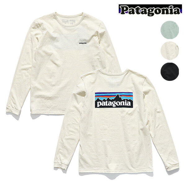 パタゴニア/patagonia 37603 ウィメンズ・ロングスリーブ・P-6ロゴ・レスポンシビリティー Women's Long-Sleeved P-6 Logo Responsibili-Tee 長袖 ロゴT Tシャツ ロンT レギュラー・フィット レディース