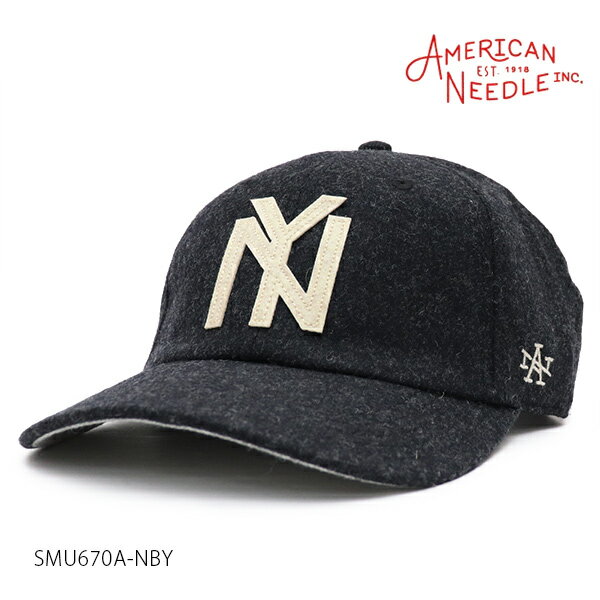 アメリカンニードル/AMERICAN NEEDLE SMU670A-NBY Archive Legend キャップ ニューヨーク・ブラックヤンキース New York Black Yankees ニグロリーグ 帽子 メンズ レディース【ネコポス発送】