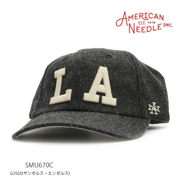 アメリカンニードル/AMERICAN NEEDLE SMU670C-LOS Archive Legend マイナーリーグ MiLB ロサンゼルス・エンゼルス Los Angeles Angels キャップ LA 野球リーグ 帽子 メンズ レディース ベースボールキャップ アメリカ【ネコポス発送】