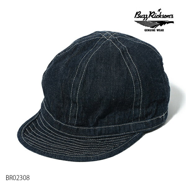 乐天商城 - バズリクソンズ/BUZZ RICKSON'S BR02308 HAT WORKING DENIM デニム製 カットオフ ハット メンズ レディース キャップ型 コットン 米陸軍 シンプル 日本製 帽子【送料無料】
