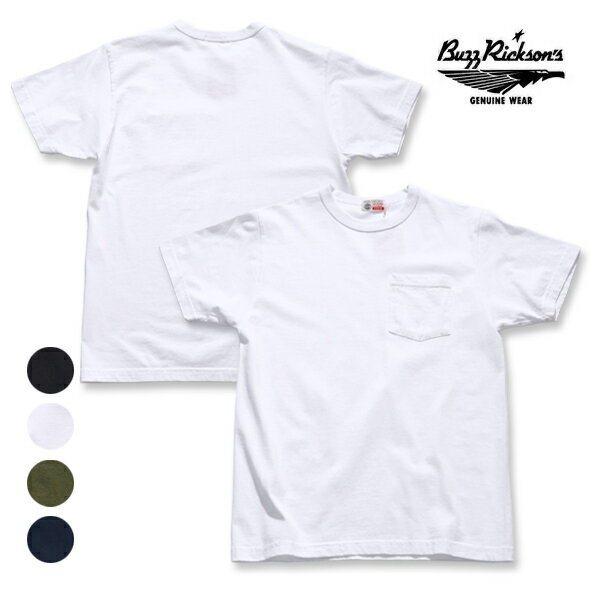 �Х��ꥯ����/BUZZ RICKSON'S BR78711 POCKET SS TEE T����� Ⱦµ ��� ��ǥ����� ̵�� �ݥ��å� ��100�� ���å�...