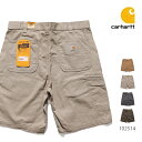 カーハート/carhartt 102514 RUGGED FLEX RELAXED FIT CANVAS WORK SHORT カジュアル メンズ ハーフパンツ 短パン 半パン カーゴ ワークパンツ ボトムス アウトドア