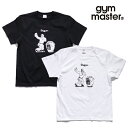 ジムマスター/gym master G574782 Tシャツ 半袖 TEE トップス ラバープリント クルーネック ユニセックス メンズ レディース 綿100% コットン ホワイト ブラック WHITE BLACK ポップ 覆面レスラー かわいい【ネコポス発送】(4)