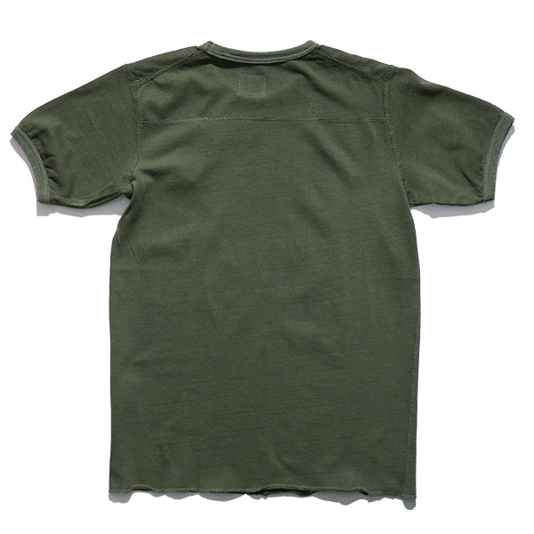 ヒューストン/HOUSTON 22291 TEE Tシャツ 半袖 メンズ トップス メッシュ生地 コットン 綿100％ 無地 シンプル インナー アウトドア 涼しい 通気性抜群 OFF WHITE オフホワイト OLIVE DRAB オリーブドラブ BLACK ブラック【ネコポス発送】