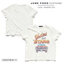 ジャンクフード クロージング/JUNK FOOD CLOTHING 12MXFRD0131 UNITED WE STANG VINTAGE TEE 半袖 Tシャツ ヴィンテージ コットン メンズ ホワイト WHITE