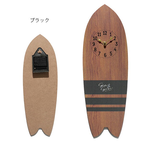キーストーン/KEY STONE CL0592 サーフボードクロック フィッシュボード 時計 掛け時計 置き時計 インテリア サーフィン ボード ビーチ サンセット オーシャン [3]