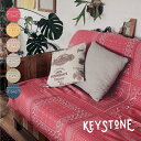キーストーン/KEYSTONE IN0540 BANDANA MULTICOVER バンダナマルチカバー ソファカバー ベッドスプレッド ブランケット インテリ...