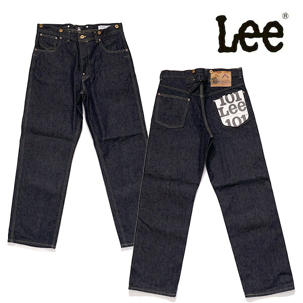 リー/Lee LM1029 ANNIVERSARY 101 ICONIC COWBOY PANTS 101周年記念モデル ジーンズ デニムパンツ パンツ ボトムス メンズ レディース 101 セルビッジ 右綾 日本製 ストレート セットアップ アメカジ インディゴブルー【送料無料】