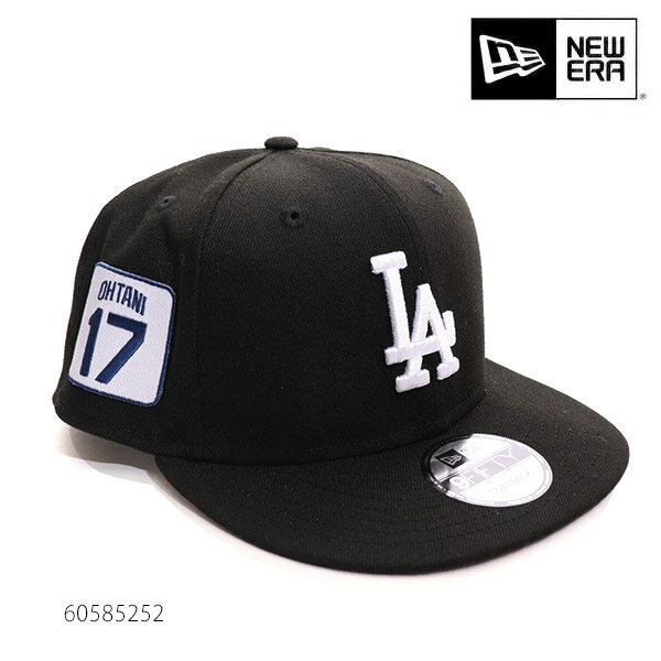 ニューエラ/NEW ERA 60585252 9FIFTY 大谷翔平 17 Los Angeles Dodgers ロサンゼルス・ドジャース 950 キャップ LA 帽子 MLB メンズ レディース メジャーリーグ USモデル BLACK-WHITE【あす楽】【送料無料】