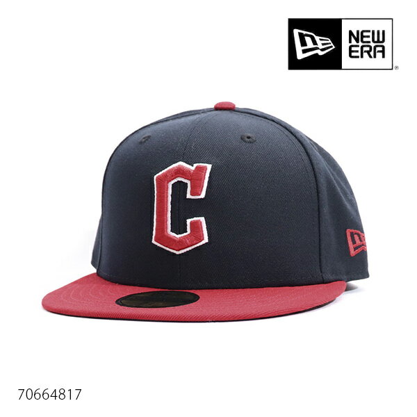 ˥塼/NEW ERA 70664817 Cleveland Guardians 59FIFTY 5950 ꡼֥ɡǥ ۡ CAP ˹ ȥɥ  ǥ ˥å ͵ ͥӡ NAVY CLE MLBڤڡ̵ۡ