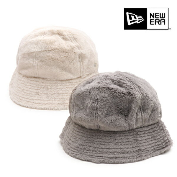 乐天商城 - ニューエラ/NEW ERA 14307341 / 14307342 エクスプローラー セーラーブリム Synthetic Fur バケットハット バケハ ファー 帽子 ユニセックス メンズ レディース アウトドア お出かけ ふわふわ もこもこ かわいい あたたかい グレー クローム 秋 冬【ネコポス発送】