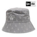 ニューエラ/NEW ERA 14388491 バケット01 セーラーブリム MLB Jacquard ロサンゼルス・ドジャース グレー/ホワイト バケットハット...