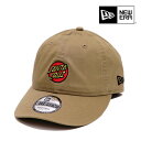 ニューエラ【NEW ERA】14457356 9THIRTY SANTA CRUZ サークルロゴ カーキ 930 キャップ サンタクルーズ アジャスタブル サイズ調整可能 クロスストラップ 帽子 ユニセックス メンズ レディース スポーツ スケーター スケートボード スケボー【ネコポス発送】