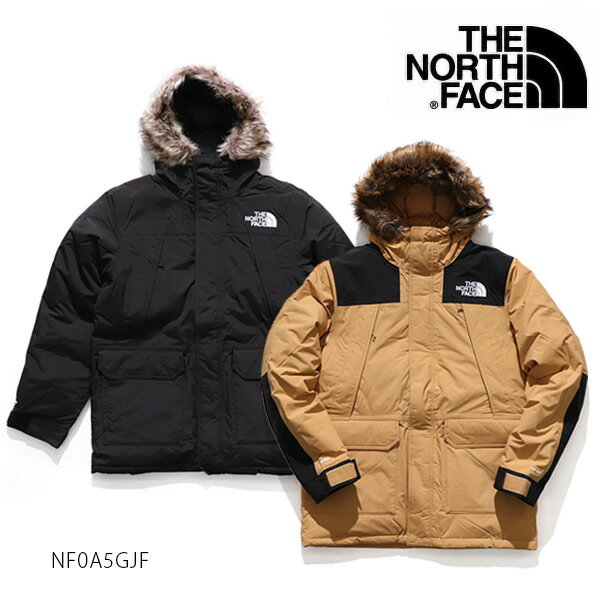 ノースフェイス/THE NORTH FACE NF0A5GJF Men’s McMurdo Parka マクマードパーカー メンズ ジャケット アウター ロゴ 人気 長袖 アウトドア ダウン Almond Butter TNF Black