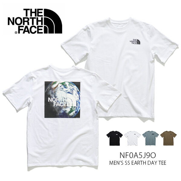 ノースフェイス/THE NORTH FACE NF0A5J9O MEN’S SS EARTH DAY TEE ハーフドーム ボックスロゴ ロゴ 半袖 Tシャツ メンズ 人気 アウトドア US規格 宇宙 キャンプ タウンユース【ネコポス発送】