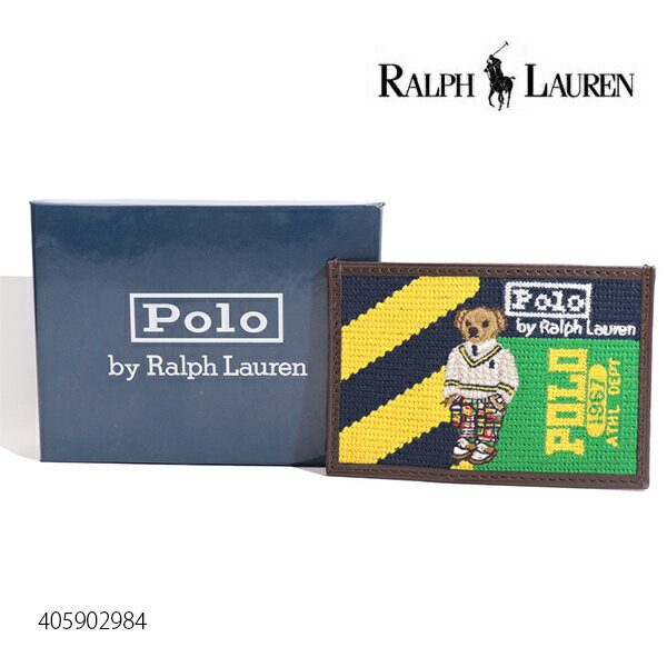 ラルフ ローレン パスケース ポロ ラルフローレン/POLO RALPH LAUREN 405902984 カードケース POLOベア レザー ウォレット 名刺入れ 定期入れ パスケース くま 人気 プレゼント メンズ MULTI【あす楽】【送料無料】