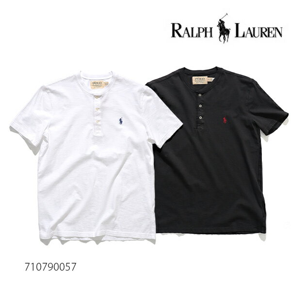 ポロ ラルフローレン トップス レディース ポロ ラルフローレン/POLO RALPH LAUREN 710790057 ヘンリーネック 半袖 Tシャツ ポニー クルーネック メンズ 男性 トップス レディース シンプル 定番ロゴ【あす楽】【送料無料】