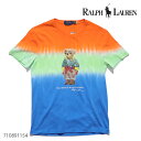 ポロ ラルフローレン/POLO RALPH LAUREN 710891154 Tシャツ POLOベア ポロベアー クルーネック メンズ 男性 コットン トップス 半袖 TEE タイダイ カラフル