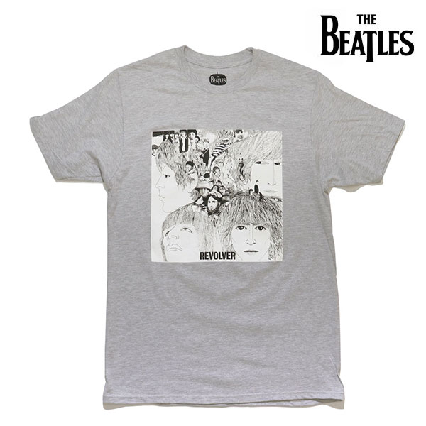 ザ・ビートルズ/The Beatles THE BEATLES REVOLVER TEE GREY リボルバー ロックバンド Tシャツ ロックT バンドT ロゴT 正規品 本物 メンズ レディース【ネコポス発送】