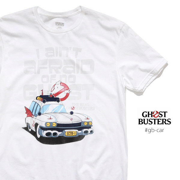 楽天LuLu Gardenゴーストバスターズ/GHOST BUSTERS TEE Tシャツ 半袖 ロックT キャラクター おばけ コメディ映画 AMERICAN CLASSICS アメリカンクラシックス メンズ レディース WHITE ホワイト【ネコポス発送】