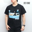 アイス キューブ/Ice Cube. SS TEE Tシャツ 半袖 アーティストT アメリカ 俳優 映画監督 ラッパー ロックT ニューヨーク ヒップホップ メンズ レディース 正規品 BLACK ブラック【ネコポス発送】