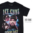 アイス・キューブ/ICE CUBE Today was a GOOD DAY TEE Tシャツ 半袖 ロックT ヒップホップ ラッパー アメリカ メンズ レディース BLACK ブラック【ネコポス発送】