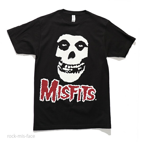ミスフィッツ/MISFITS FACE TEE Tシャツ 半袖 ロックT バンドT ハードコアパンク・バンド ロゴT アメリカ ヘヴィメタル・バンド メンズ レディース BLACK ブラック