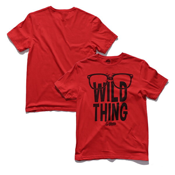 メジャーリーグ/MAJOR LEAGUE TEE Tシャツ 半袖 ロックT 映画 スポーツ コメディ WILD THING 野球 AMERICAN CLASSICS アメリカンクラシックス メンズ レディース トップス コットン100％ 綿 RED レッド 赤 アメカジ 夏服【ネコポス発送】